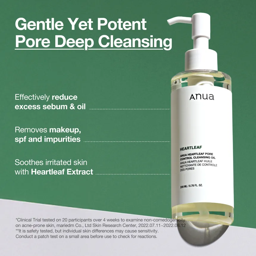 Anua - Travel Size Double Cleansing Duo (Cleansing Foam 25ml. + Cleansing Oil 20ml.)