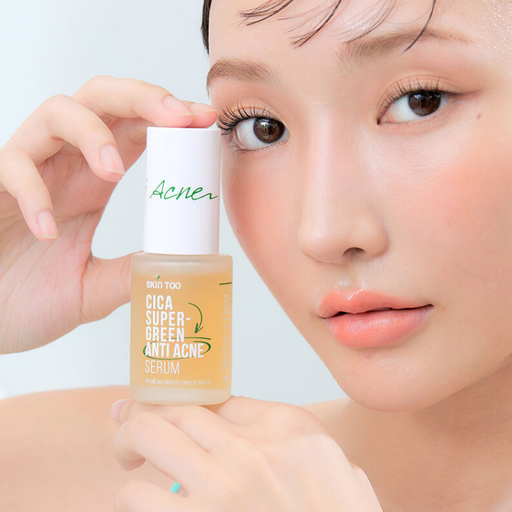 Skintoo - Cica Super Green Anti Acne Serum 30ml.