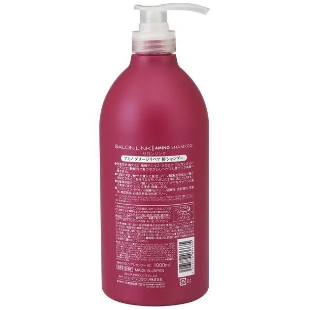 Kumano Yushi - Salon Link Damage Repair Amino Shampoo 1000ml.