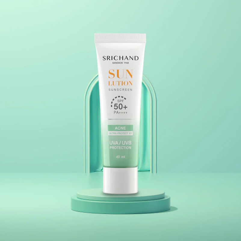 Srichand - Sunlution Acne Care Sunscreen SPF50+ PA++++ 40ml.