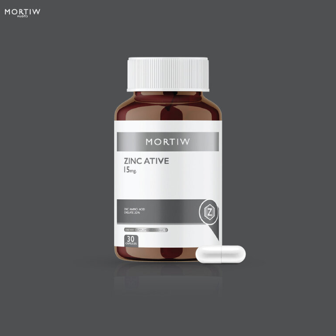 Mortiw - Zinc Ative 15mg (30 Capsules)