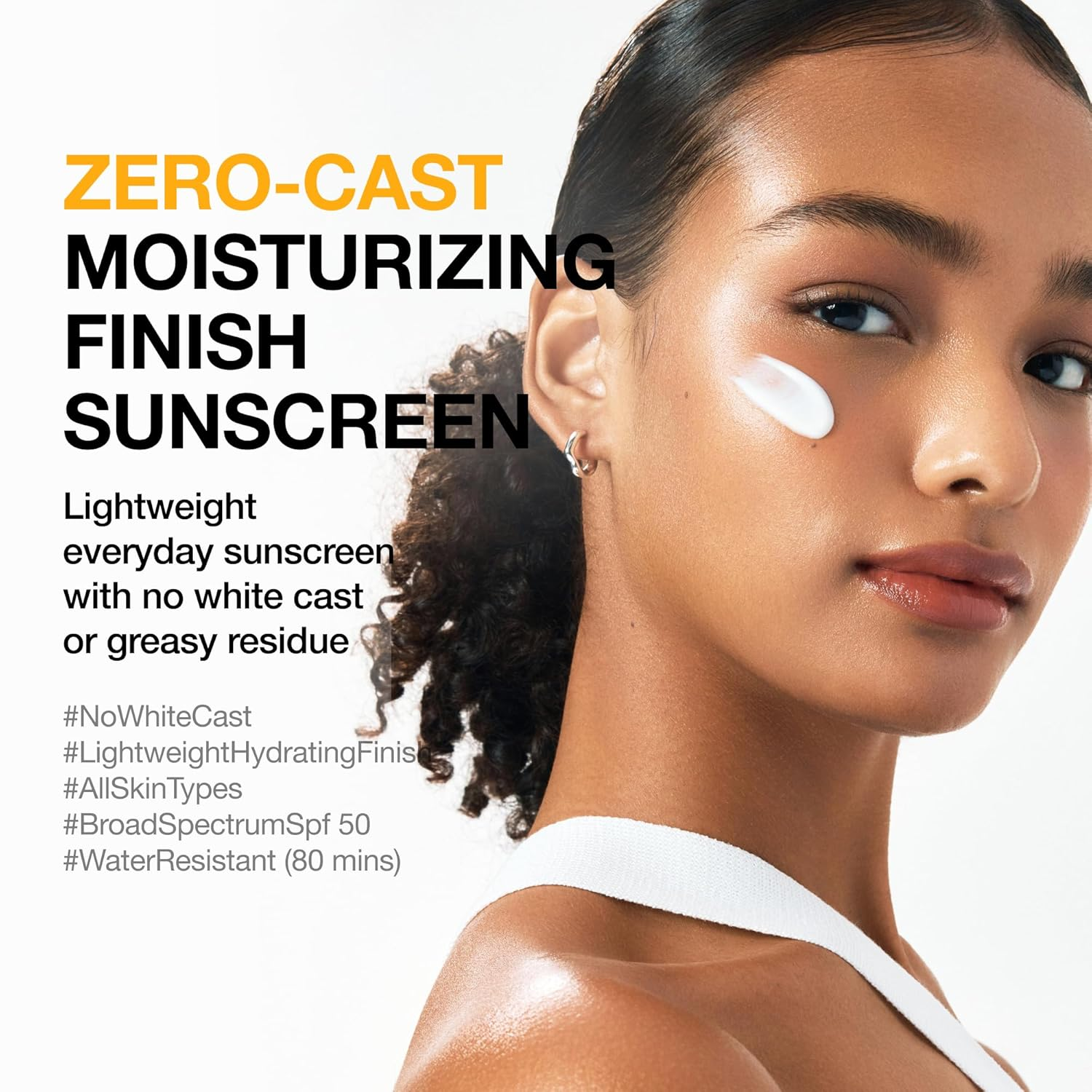 Anua - Zero-Cast Moisturizing Finish Sunscreen SPF50+ PA++++ 50ml.