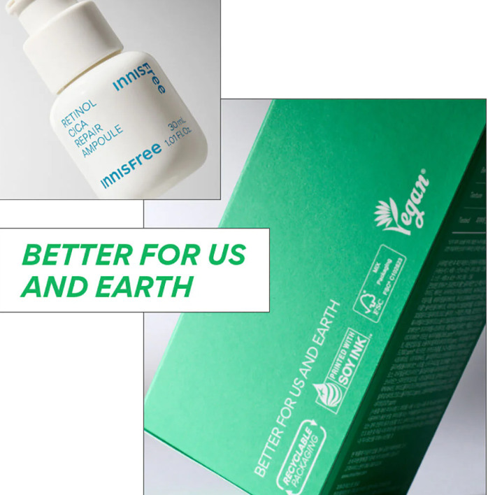 Innisfree - Retinol Cica Repair Ampoule 30ml.