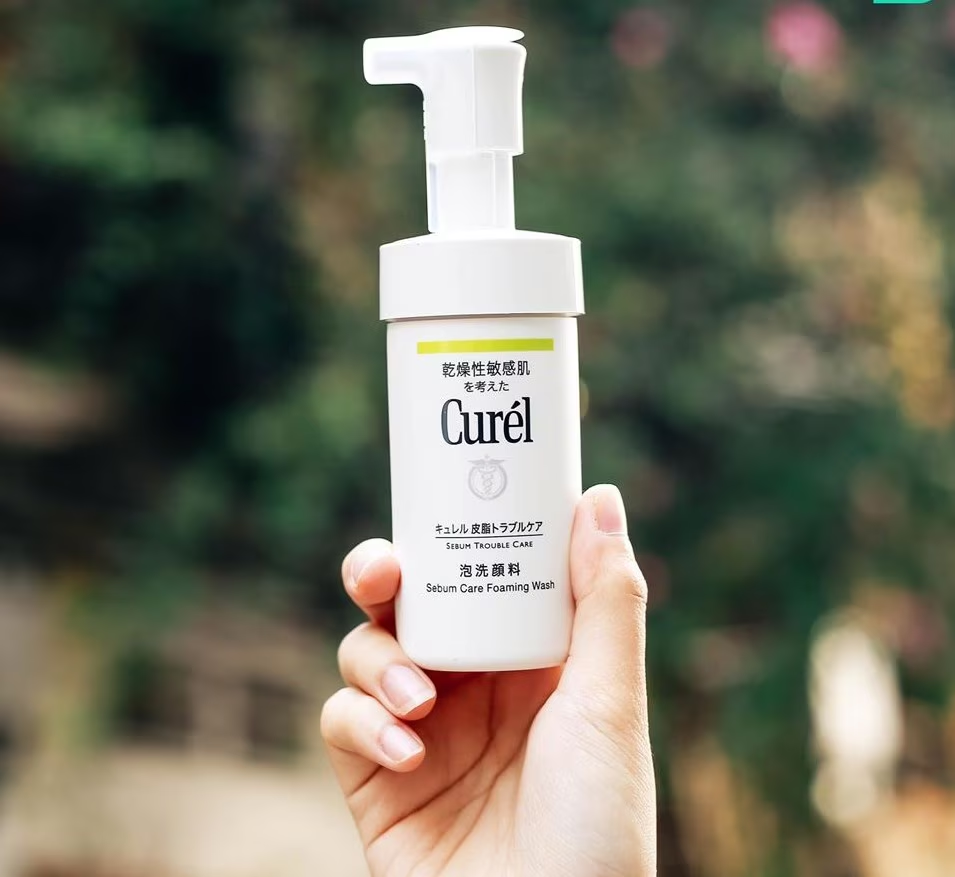 Curel - Curél Sebum Trouble Care Sebum Care Foaming Facial Wash 150ml.