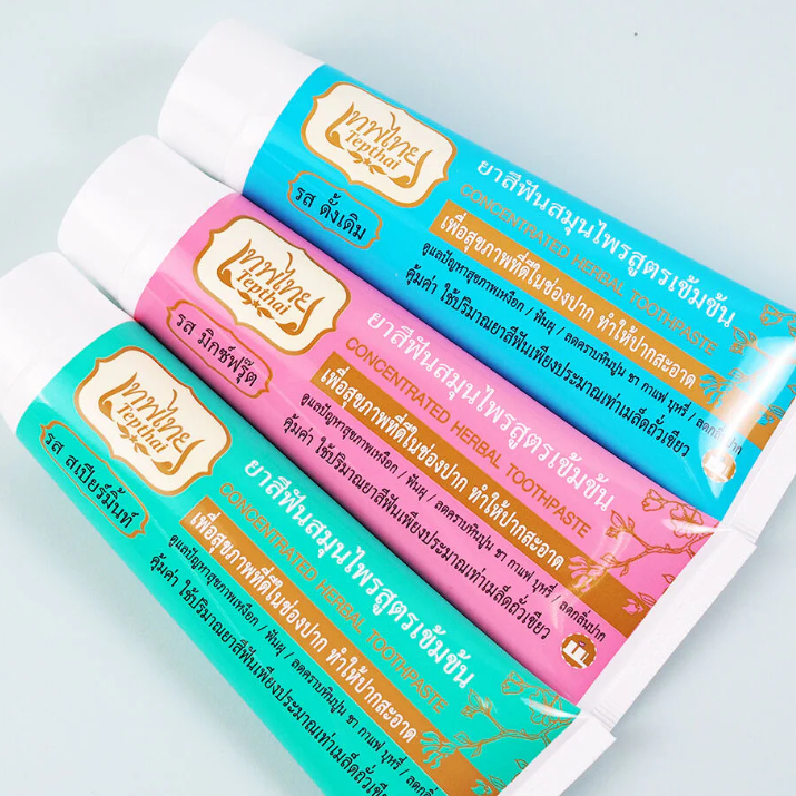 Tepthai - Herbal Toothpaste Original 70g. (Pack of 3)