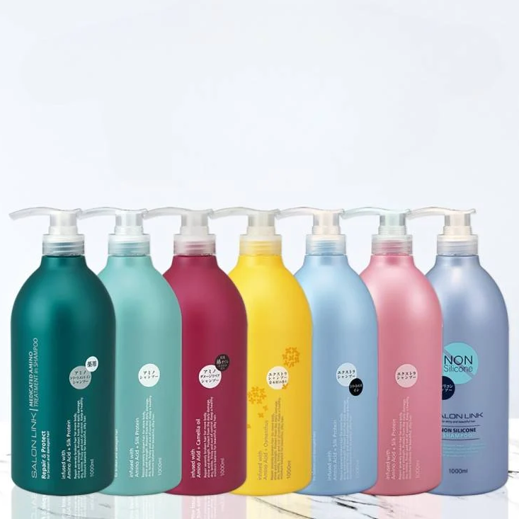 Kumano Yushi - Salon Link Repair & Protect Medicated Amino Treatment in Shampoo 1000ml.