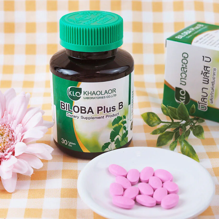 Khaolaor - Biloba Plus B 30 Tablets