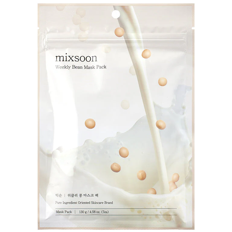 Mixsoon - Weekly Bean Mask Pack 130g. (7 Sheets)