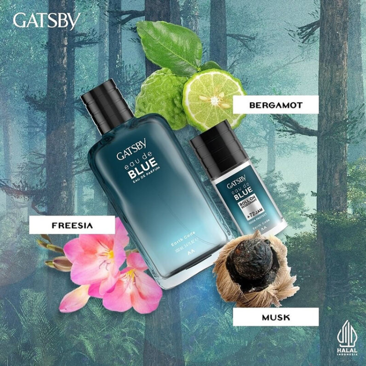 GATSBY - Eau De Blue Roll On Earth 50ml.