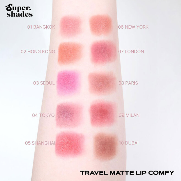 SuperShades - BKK Bangkok Travel Matte Lip Comfy 5ml.
