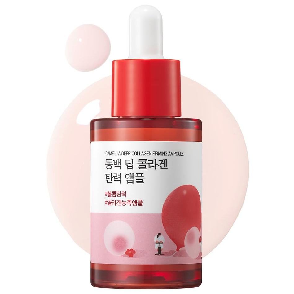 Round Lab - Camellia Deep Collagen Firming Ampule 30ml.
