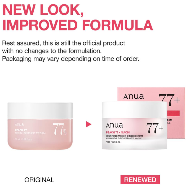 Anua - Peach 77 Niacin Enriched Cream 50ml.
