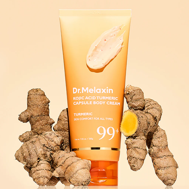 Dr.Melaxin - Kojic Acid Turmeric Capsule Body Cream 200g.