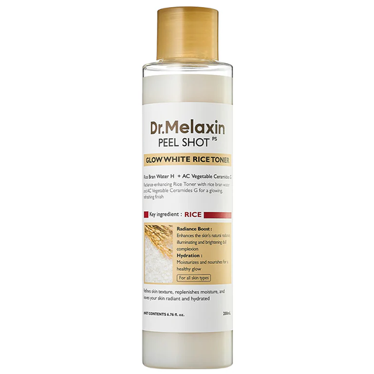 Dr.Melaxin - Peel Shot Glow Rice Toner 200ml.