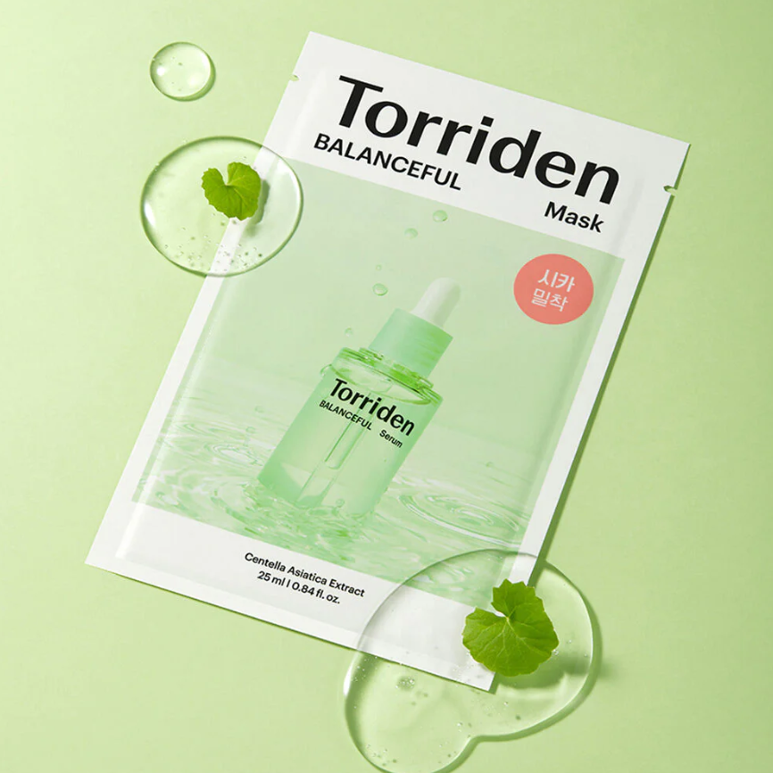Torriden - Balanceful Cica Mask Sheet 25ml. (Pack of 6)