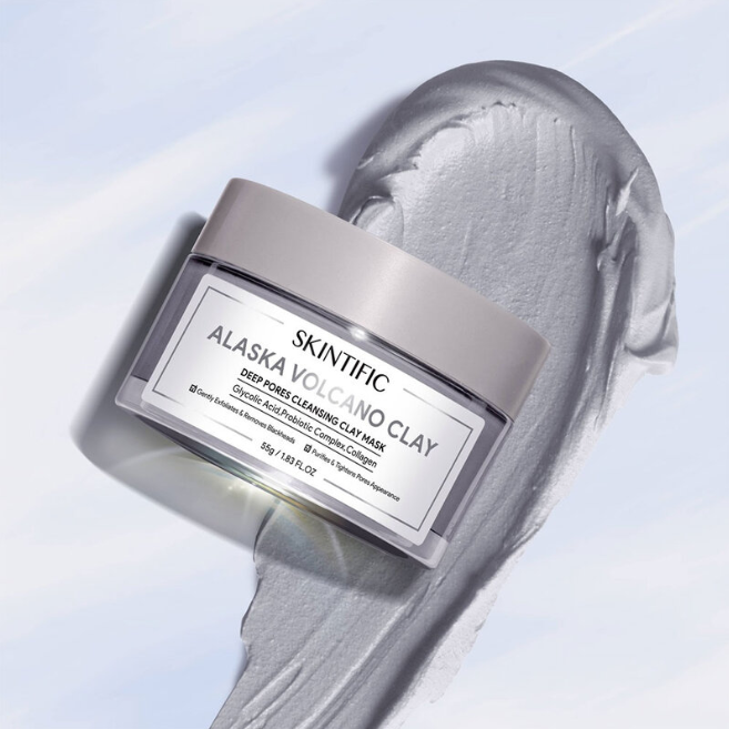 Skintific - Alaska Volcano Clay Deep Pores Cleansing Clay Mask 55g.
