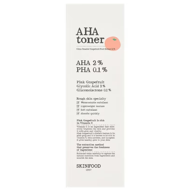 Skinfood - Pink Grapefruit AHA Toner 200ml.
