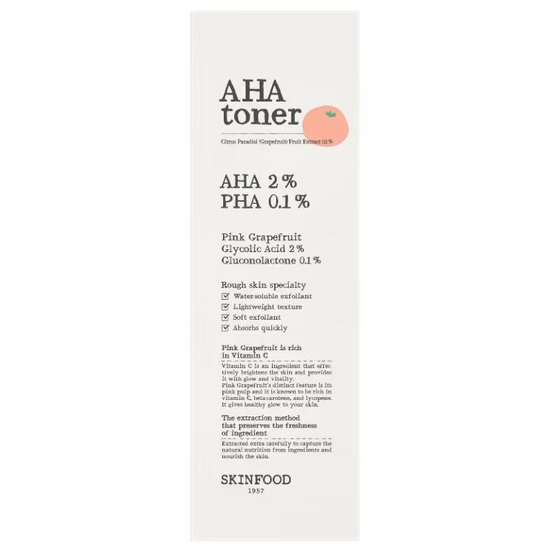 Skinfood - Pink Grapefruit AHA Toner 200ml.
