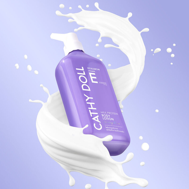 Cathy Doll - Hyaluron Vitamin E Milk Protein Body Lotion Shining Floral 450ml.
