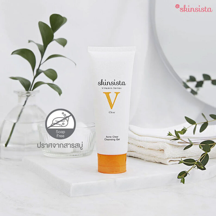 Skinsista - V Acne Clear Cleansing Gel 100ml.