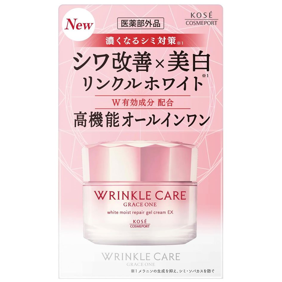 KOSE - Grace One - Wrinkle Care White Moist Gel Cream EX100g.