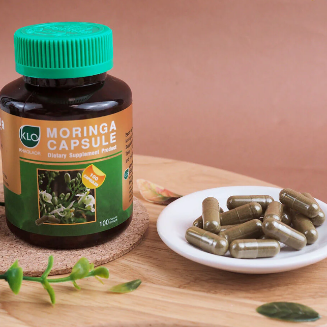 Khaolaor - Moringa 100 Capsules