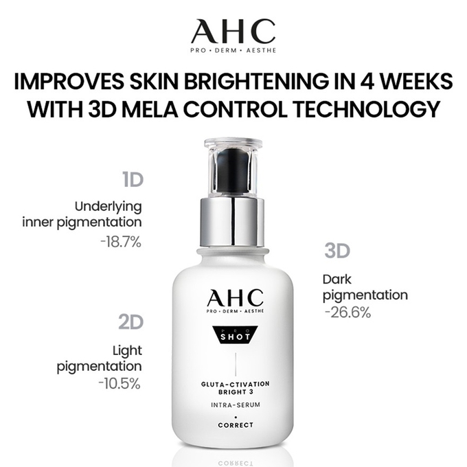 AHC - Pro Shot Gluta-Ctivation Bright 3 Intra-Serum 40ml.