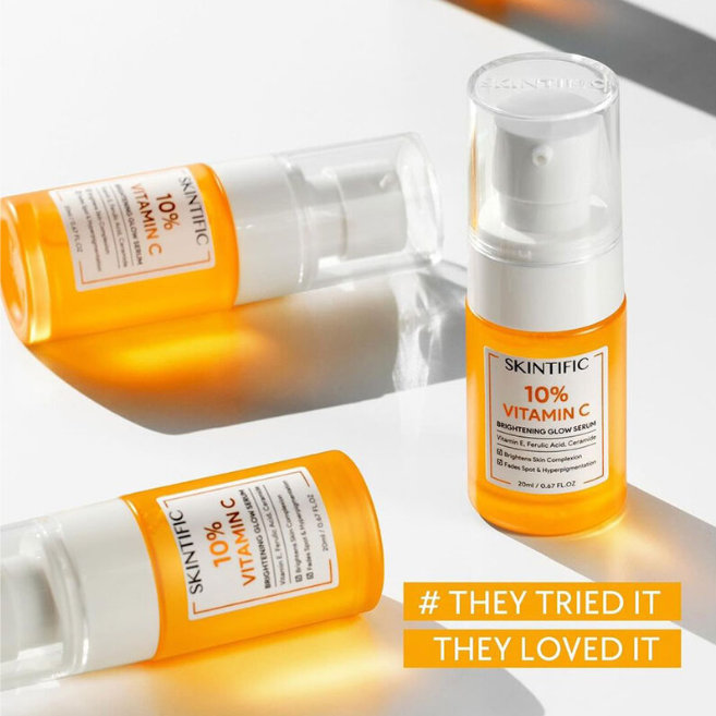 Skintific - 10% Vitamin C Brightening Glow Serum 20ml.