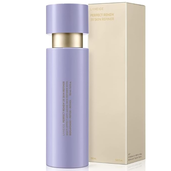 Laneige - Perfect Renew 3X Skin Refiner Anti-Aging with Bioflavonoid, Peptide and Retinol 150ml.