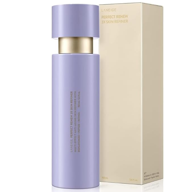 Laneige - Perfect Renew 3X Skin Refiner Anti-Aging with Bioflavonoid, Peptide and Retinol 150ml.