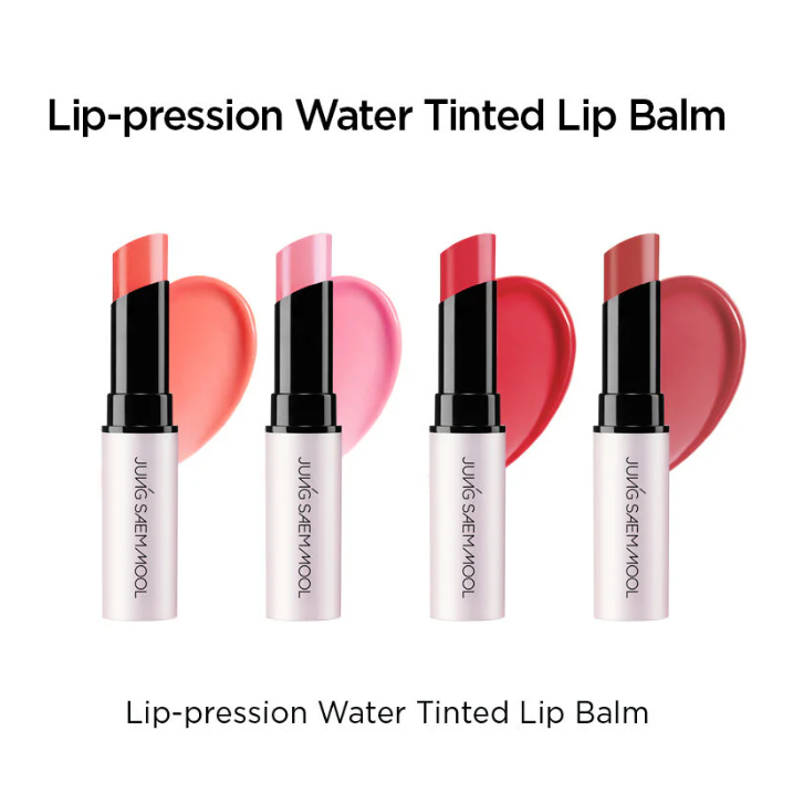 Jung Saem Mool - Lip-Pression Water Tinted Lip Balm #Bare Rosy 4.5g.