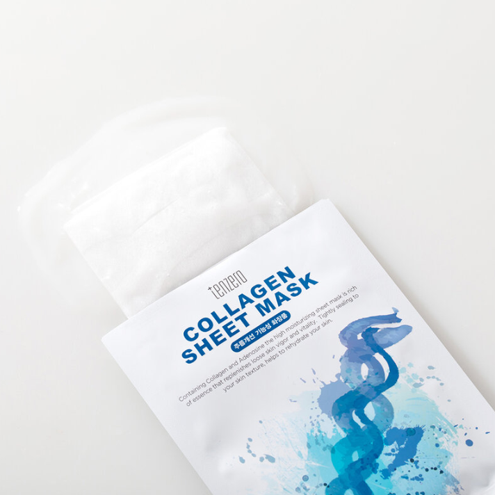 TENZERO - Collagen Sheet Mask 25ml. (Pack of 6)
