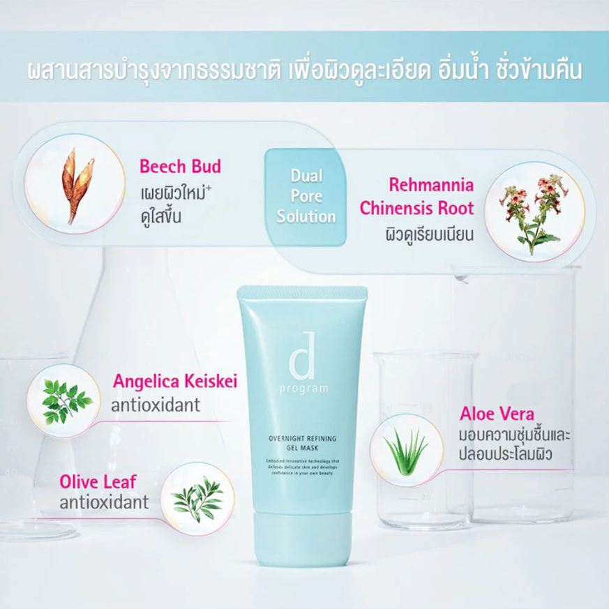 D Program - Overnight Refining Gel Mask 60g.