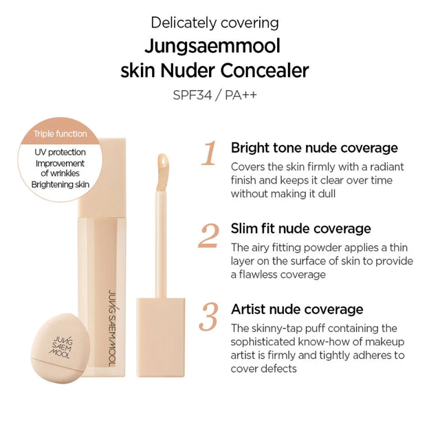 Jung Saem Mool - Skin Nuder Concealer #Light 6g.