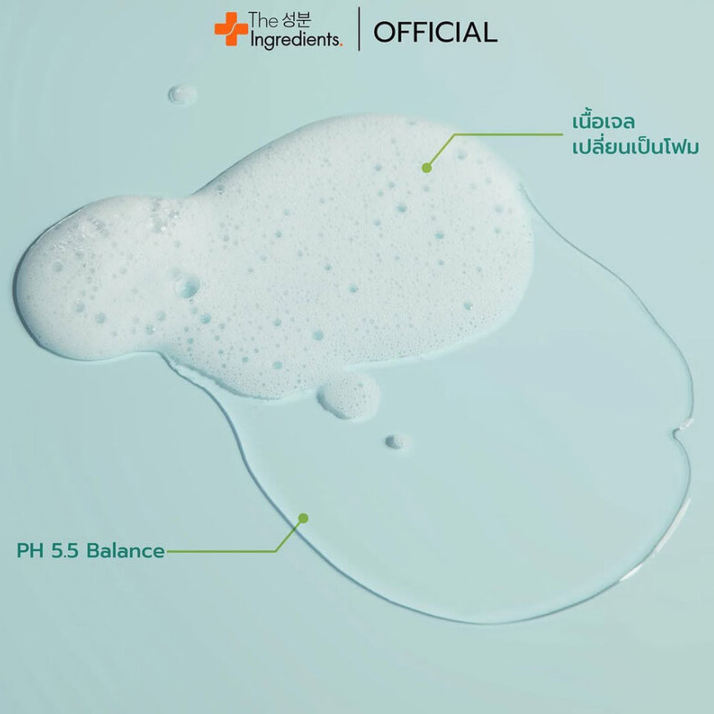 The Ingredients - Gel to Foam DNA Cica Acne Cleanser 150g.