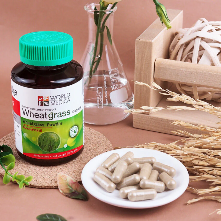 Khaolaor - Wheat Grass Capsule 60 Capsules
