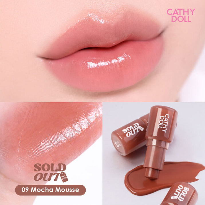 Cathy Doll - Sold Out Hya Balm, #09 Mocha Mousse 4g.