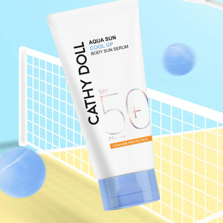 Cathy Doll - Aqua Sun Cool Up Body Sun Serum SPF50+ PA++++ 140ml.