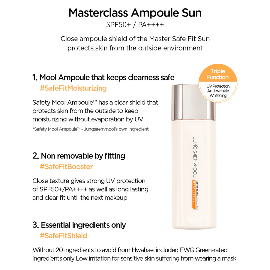 Jung Saem Mool - Masterclass Ampoule Sun SPF50+ PA++++ 50ml.