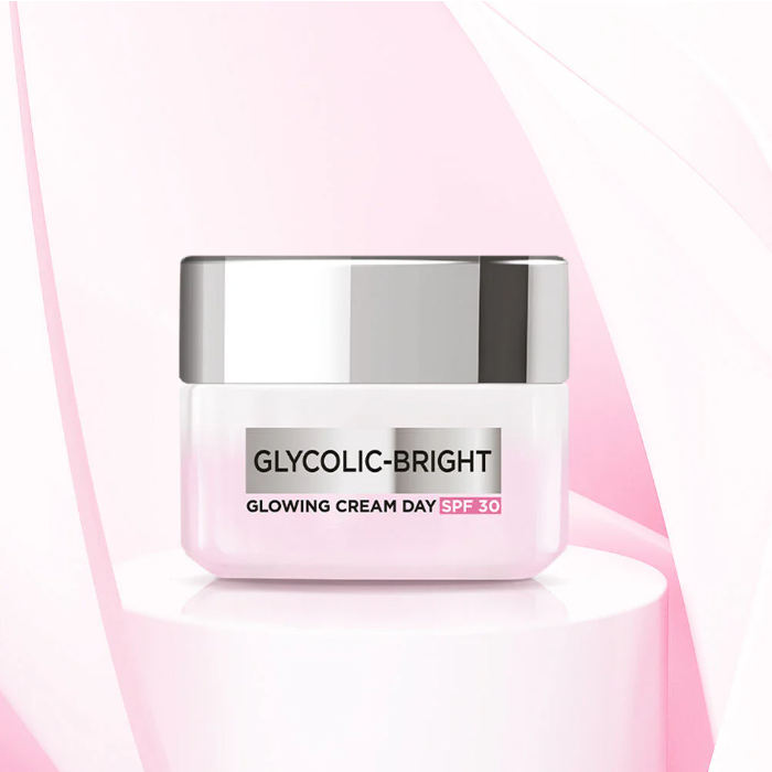 L'Oréal - Glycolic Bright Glowing Cream Day SPF30 50ml.
