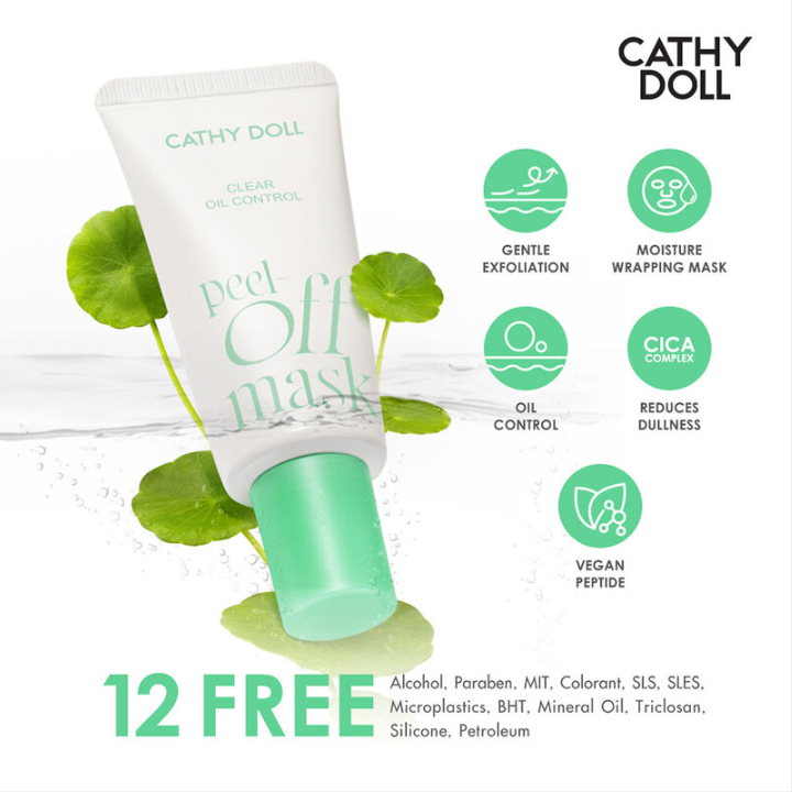 Cathy Doll - Clear Oil Control Peel-Off Mask 50ml.