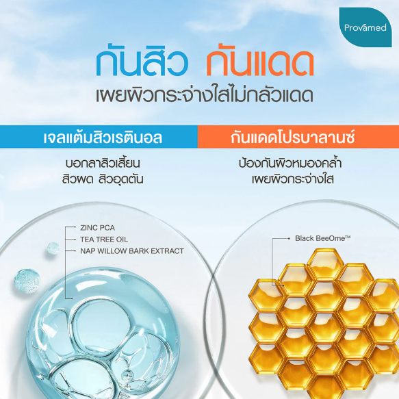 Provamed - Pro-Balance Uv Aqua Serum SPF50+ PA++++ 40ml.