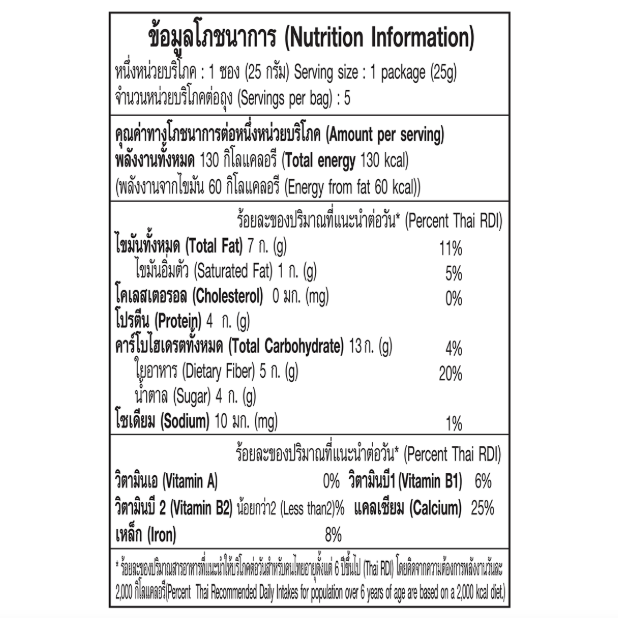 Xongdur - Instant Black Sesame Beverage Powder 125g.