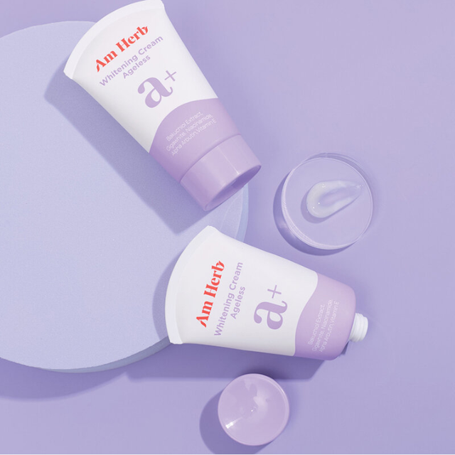 Am Herb - A+ Anti-Aging Whitening Cream Ageless 30g.