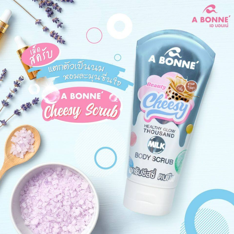 A Bonne' - Beauty Cheesy Healthy Glow Thousand Milk Body Scrub 150ml.