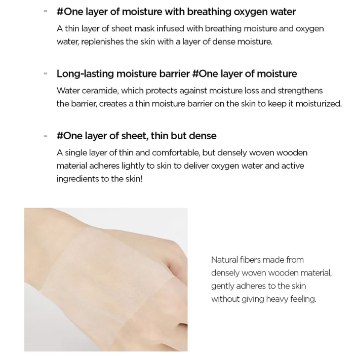 Jung Saem Mool - Essential Mool Cream Light Mask 28g. (Box of 5 Masks)