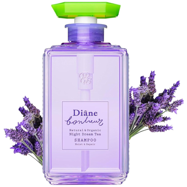 Moist Diane - Bonheur Natural & Organic Night Dream Tea Shampoo, Moist & Repair 500ml.