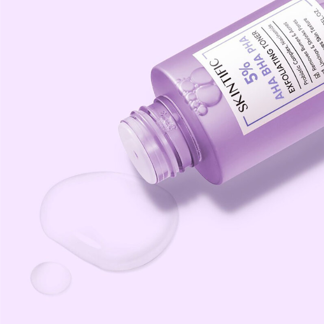 Skintific - 5% AHA BHA PHA Exfoliating Toner 80ml.