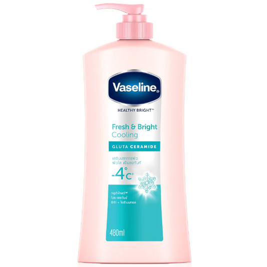 Vaseline - Healthy Bright Fresh & Bright Cooling Gluta Ceramide Lotion 480ml.