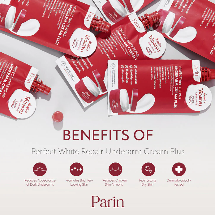 Parin - Perfect White Underarm Cream 10g. (Pack of 3)